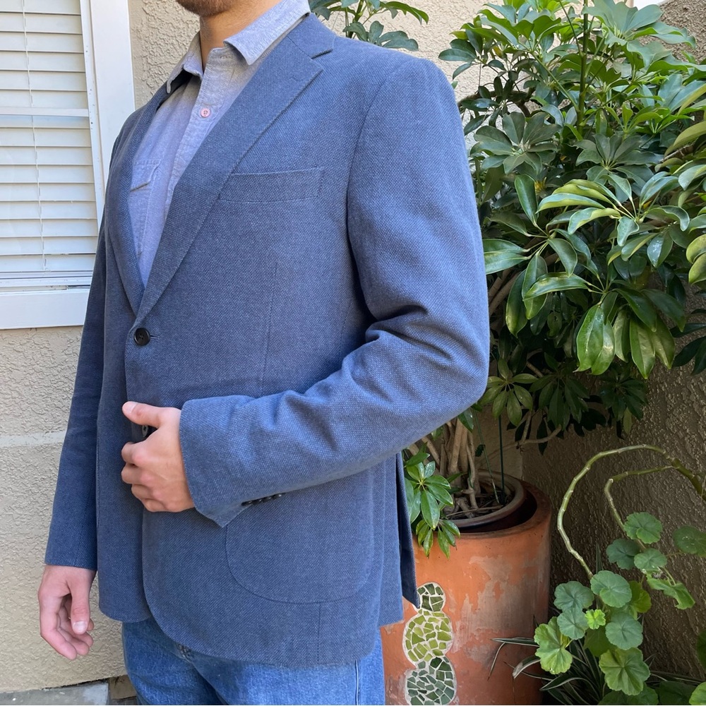 New multicolored Rodd & Gunn cotton/linen sports fit jacket